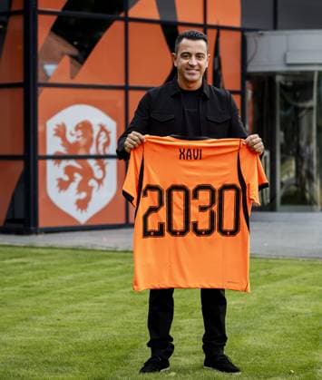 ZEIST - Spaniard Xavi Hernandez during his presentation as head coach of the Dutch national team, Nationalteam KOEN VAN WEEL ANP xVIxANPxSportx xxANPxIVx 566253839 originalFilename: 566253839.jpg
