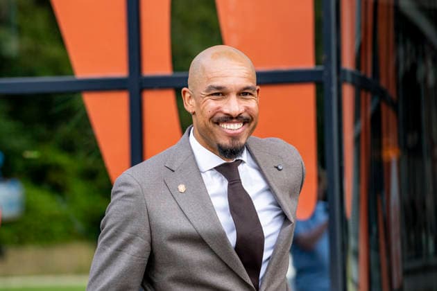 ZEIST KNVB director Nigel de Jong during the press conference for Xavi Hernandez at the KNVB Campus on August 25, 2026, in Zeist, the Netherlands. Photo by DeFodi Images