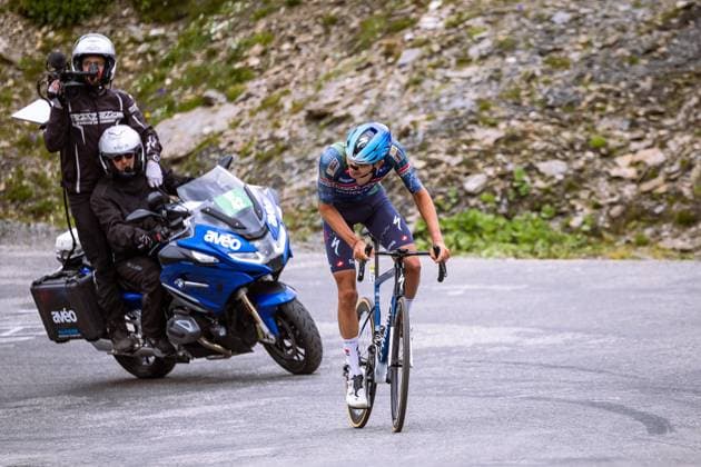 TOUR DE L AVENIR ETAPE 6 ARRIVEE AU COL DE LISERAN A VAL D ISERE PHOTOPQR LE DAUPHINE Louise RAYMOND ; Val-d Isère ; 25 08 2026 ; Val d Isère (Savoie) le 25 août 2026. Tour de l Avenir. Etape 6 avec l arrivée au col de l Iseran. Sur notre photo : Jasper SCHOOFS, deuxième de l épreuve. Photo: Le Dauphiné Libéré Louise Raymond - - Châtillon-sur-Cluses – Val d’Isère, 25 August 2026 — Riders compete during the sixth stage of the Tour de l’Avenir, a 149-kilometre mountain stage finishing at the Col de l’Iseran, at an altitude of 2,770 metres. Val-d Isère Savoie Rhône-Alpes France  Copyright: xPHOTOPQR LExDAUPHINE MAXPPPxLouisexRAYMONDx 20260825JDL0438 20260825JDL0438