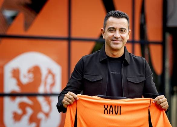 ZEIST - Spaniard Xavi Hernandez during his presentation as head coach of the Dutch national team, Nationalteam KOEN VAN WEEL ANP xVIxANPxSportx xxANPxIVx 566255733 originalFilename: 566255733.jpg