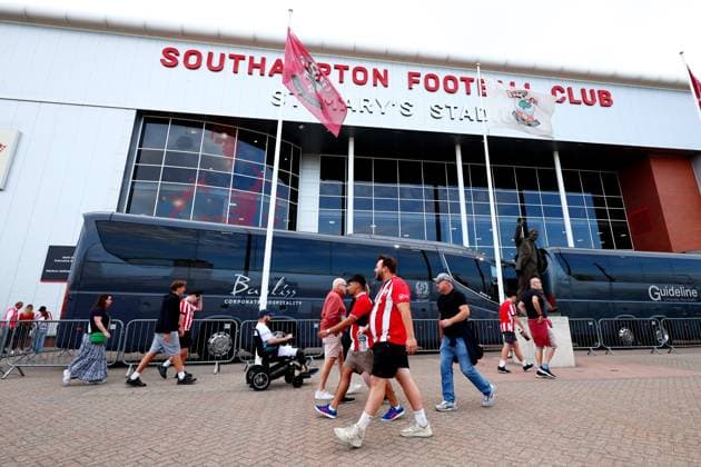 A general ground view. Southampton v West Ham United, EFL Carabao Cup, Second Round, Football, St Mary s Stadium, Southampton, UK - 25 Aug 2026Southampton St Mary s Stadium United Kingdom EDITORIAL USE ONLY No use with unauthorised audio, video, data, fixture lists, club league logos or live services. Online in-match use limited to 120 images, no video emulation. No use in betting, games or single club league player publications. Copyright: xJamesxMarsh Shutterstockx 17114998aa