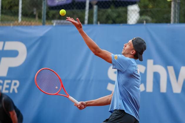 im Bild, Tom Bittner (GER), Alec Beckley (ZAF) Vasilios Caripi (ZAF) vs. Tom Bittner (GER) Noah Thurner (GER), ATP, Tennis Herren Challenger Schwaben Open, Herren, Doppel, Tennis, Achtelfinale, 25.08.2026 Augsburg Bayern Deutschland *** Pictured: Tom Bittner (GER), Alec Beckley (ZAF), Vasilios Caripi (ZAF) vs. Tom Bittner (GER), Noah Thurner (GER), ATP Challenger Schwaben Open, Men s Doubles, Tennis, Round of 16, August 25, 2026, Augsburg, Bavaria, Germany Copyright: xkolbert-press ChristianxKolbertx