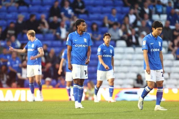 Jhon Solis of Birmingham City dejected Birmingham City v Brentford, EFL Carabao Cup, Second Round, Football, St. Andrew s at Knighthead Park, Birmingham, UK - 25 Aug 2026Birmingham St. Andrew s at Knighthead Park United Kingdom EDITORIAL USE ONLY No use with unauthorised audio, video, data, fixture lists, club league logos or live services. Online in-match use limited to 120 images, no video emulation. No use in betting, games or single club league player publications. Copyright: xPhilxOldham Shutterstockx 17115027w