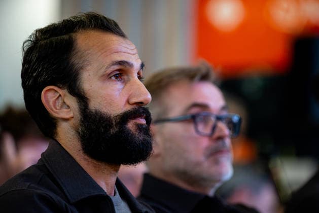 ZEIST, NETHERLANDS - AUGUST 25: Netherlands assistant coach dil Ramzi during the unveiling of Xavi Hernandez as the new head coach of the Netherlands men s football team at the KNVB Campus on August 25, 2026 in Zeist, Netherlands.  Copyright: xRenexNijhuis MBxMediax