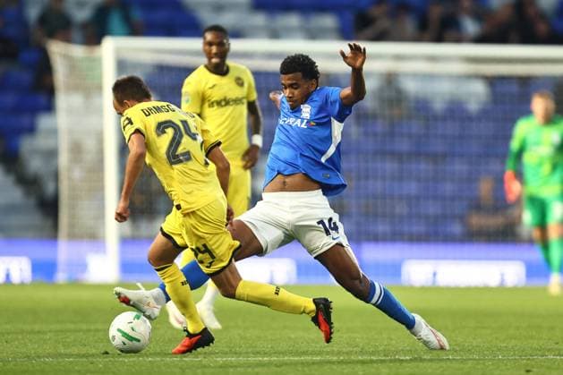 Jhon Solis of Birmingham City Birmingham City v Brentford, EFL Carabao Cup, Second Round, Football, St. Andrew s at Knighthead Park, Birmingham, UK - 25 Aug 2026Birmingham St. Andrew s at Knighthead Park United Kingdom EDITORIAL USE ONLY No use with unauthorised audio, video, data, fixture lists, club league logos or live services. Online in-match use limited to 120 images, no video emulation. No use in betting, games or single club league player publications. Copyright: xPhilxOldham Shutterstockx 17115027ac