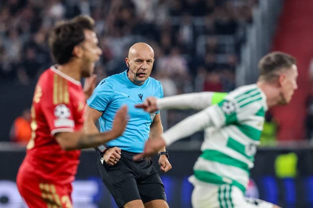 SOCCER - UEFA CL, LASK vs Celtic LINZ,AUSTRIA,25.AUG.26 - SOCCER - UEFA Champions League, play-off, Linzer ASK vs Celtic Glasgow. Image shows referee Szymon Marciniak (POL).  GEPAxpictures xManuelxBinder