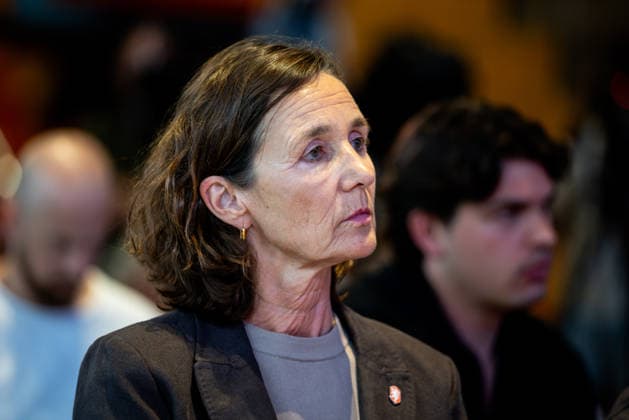 ZEIST, NETHERLANDS - AUGUST 25: KNVB director Marianne van Leeuwen looks on during the unveiling of Xavi Hernandez as the new head coach of the Netherlands men s football team at the KNVB Campus on August 25, 2026 in Zeist, Netherlands.  Copyright: xRenexNijhuis MBxMediax