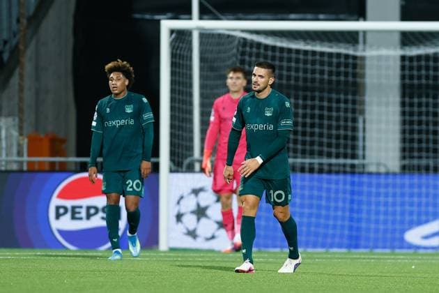 BODO , 25-08-2026 , Aspmyra Stadion , Champions League , knockout phase match 2 of 2 , season 2026 2027 , Bodo Glimt - NEC , picture shows NEC Nijmegen player Dusan Tadic disappointed after the 1-0 Bodo Glimt - NEC  x206046434x Copyright: