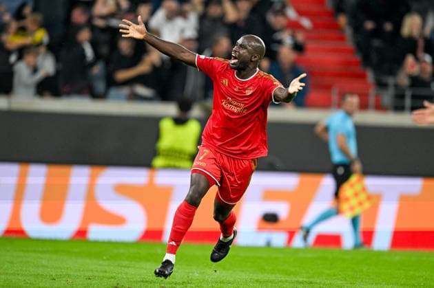 25.08.2025, Oberoesterreich Arena Linz, AUT, Champions League Play Off, LASK Linz (AUT) vs Celtic Glasgow FC (SCO), im Bild Samuel Oluwabukunmi Adeniran (LASK) Champions League Play Off, LASK Linz (AUT) vs Celtic Glasgow FC (SCO) in Linz, Austria on 2026 08 25 Linz Oberoesterreich Austria *** August 25, 2025, Oberoesterreich Arena Linz, AUT, Champions League Playoff, LASK Linz (AUT) vs. Celtic Glasgow FC (SCO); pictured: Samuel Oluwabukunmi Adeniran, LASK Champions League Playoff, LASK Linz (AUT) vs. Celtic Glasgow FC (SCO) in Linz, Austria, on August 25, 2026, at the Oberoesterreich Arena in Linz, Austria