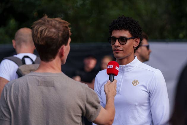 Opening of the Lietzenseepark Basketball Court: Orlando Magic Germany Summer Tour 2026—Interview with Simon Dube Paul on August 25, 2026, at Lietzenseepark, Berlin, Berlin, Lietzenseepark, Berlin, Germany