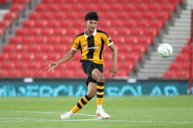 Stoke City v Hull City Carabao Cup Lucas Herrington of Hull City during the Carabao Cup Second Round match between Stoke City and Hull City at the bet365 Stadium, Stoke-on-Trent 25 08 2026 UK Newspapers OUT Copyright: xMattxWilkinsonx FIL-23823-0224