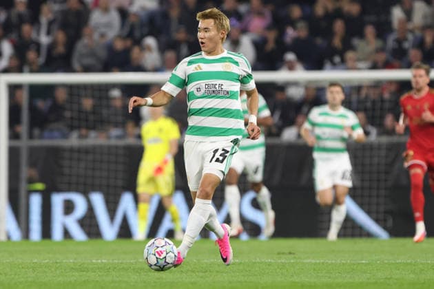 LINZ, AUSTRIA - AUGUST 25: Hyunjun Yang of Celtic Glasgow during the UEFA Champions League Play-off 2nd leg match between LASK and Celtic Glasgow at Oberoesterreich Arena on August 25, 2026 in Linz, Austria. (Photo by Severin Aichbauer Sports Press Photo SPP)  Copyright: xSeverinxAichbauer SPPx Sportspressphoto_SPR215983