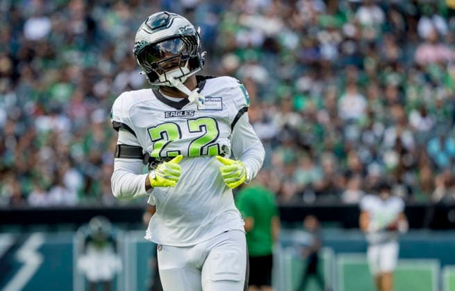 August 25, 2026, Philadelphia, Pa, USA: Eagles defensive back Mac Williams during the Philadelphia Eagles public practice at Lincoln Financial Field in Philadelphia, Pennsylvania on Augusg 25, 2026. Cal Media NFL, American Football Herren, USA 2026: Philadelphia Eagles Public Practice AUG 25  - ZUMAcs17 20260825_faf_cs17_002 Copyright: xScottxSeriox
