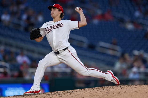 August 25, 2026, Washington D.C, District Of Columbia, United States: Washington, DC; Washington Nationals pitcher Andrew Alvarez (54) delivers a pitch during the Major League Baseball game between the Washington Nationals and the Colorado Rockies at Nationals Park on Tuesday, August 25, 2026. The Rockies beat the Nationals 3-1. MLB, Baseball Herren, USA Colorado Rockies 3:1 Washington Nationals  - ZUMAp258 20260825_znp_p258_036 Copyright: xStevexPrakopex