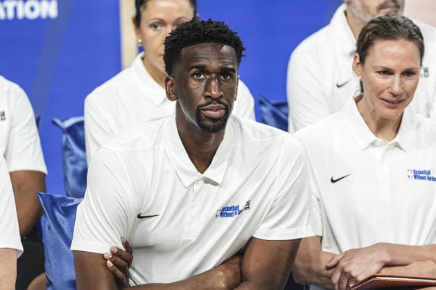 Basketball Without Borders Next Up boys camp opens in Istanbul ISTANBUL, TURKIYE - AUGUST 26: Former Fenerbahce player and current Atlanta Hawks assistant coach Ekpe Udoh attends the opening ceremony of the Basketball Without Borders (BWB) Next Up boys camp, organized jointly by the NBA, Basketball Herren, USA FIBA, and the Turkish Basketball Federation (TBF), at the Turkcell Basketball Development Center in Istanbul, Turkiye, on August 26, 2026. The prestigious youth development initiative brings together elite young male basketball talent from across the region for intensive training sessions and leadership workshops. Agit Erdi Ulukaya Anadolu Istanbul Turkey. Editorial use only. Please get in touch for any other usage.  Copyright: x2026xAnadoluxAgitxErdixUlukayax