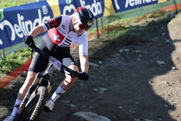 26.08.2026, Daolasa di Commezzadura, Val di Sole Bikeland, 2026 UCI MTB World Championship, WM, Weltmeisterschaft Women Elite s E-MTB XC (E-MTB Cross Country) Kathrin Stirnemann 2 (SUI) Daolasa di Commezzadura Val di Sole Bikeland Trento Italy *** August 26, 2026, Daolasa di Commezzadura, Val di Sole Bikeland, 2026 UCI MTB World Championships Women s Elite E MTB XC (Women s Elite E MTB Cross Country) Kathrin Stirnemann 2 SUI Daolasa di Commezzadura Val di Sole Bikeland Trento, Italy Copyright: xJustPictures.ch FrancescoxMinghettix jp-en-FrMi-MNG_0247