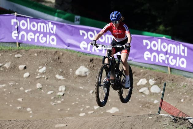 26.08.2026, Daolasa di Commezzadura, Val di Sole Bikeland, 2026 UCI MTB World Championship, WM, Weltmeisterschaft Women Elite s E-MTB XC (E-MTB Cross Country) Anna Spielmann 1 (AUT) Daolasa di Commezzadura Val di Sole Bikeland Trento Italy *** August 26, 2026, Daolasa di Commezzadura, Val di Sole Bikeland, 2026 UCI MTB World Championships Women s Elite E MTB XC E MTB Cross Country Anna Spielmann 1 AUT Daolasa di Commezzadura Val di Sole Bikeland Trento, Italy Copyright: xJustPictures.ch FrancescoxMinghettix jp-en-FrMi-MNG_0230