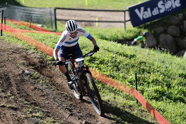 26.08.2026, Daolasa di Commezzadura, Val di Sole Bikeland, 2026 UCI MTB World Championship, WM, Weltmeisterschaft Women Elite s E-MTB XC (E-MTB Cross Country) Anna Oberparleiter 5 (ITA) Daolasa di Commezzadura Val di Sole Bikeland Trento Italy *** August 26, 2026, Daolasa di Commezzadura, Val di Sole Bikeland, 2026 UCI MTB World Championships Women s Elite E MTB XC E MTB Cross Country Anna Oberparleiter 5 ITA Daolasa di Commezzadura Val di Sole Bikeland Trento, Italy Copyright: xJustPictures.ch FrancescoxMinghettix jp-en-FrMi-MNG_0330