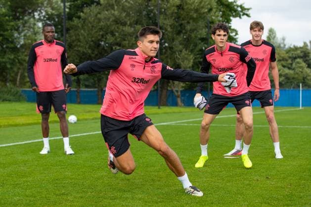 Football, ECL, Glasgow Rangers, Training