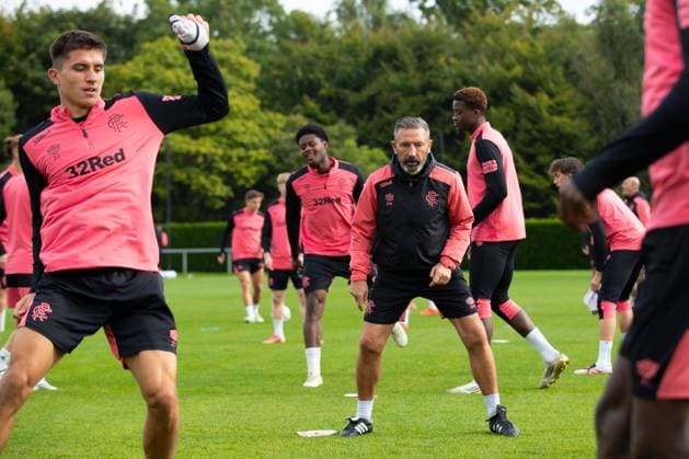 Rangers manager Derek McInnes at training ahead of tomorrow s UEFA Conference League qualifying match against Jablonec. Rangers Training - The Rangers Training Centre, Glasgow, Lanarkshire, Scotland, UK - 26 Aug 2026Glasgow The Rangers Training Centre Lanarkshire United Kingdom  Copyright: xO Rourke RangersxFC Shutterstockx 17117524as