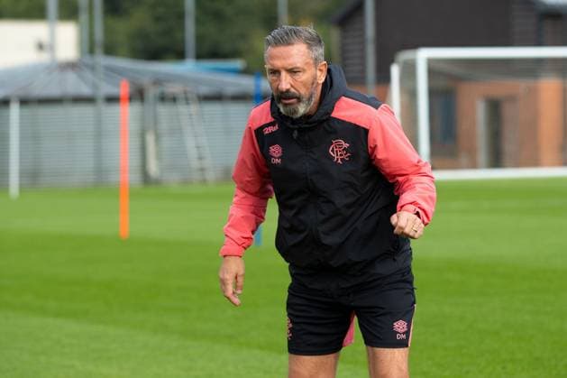 Rangers manager Derek McInnes at training ahead of tomorrow s UEFA Conference League qualifying match against Jablonec. Rangers Training - The Rangers Training Centre, Glasgow, Lanarkshire, Scotland, UK - 26 Aug 2026Glasgow The Rangers Training Centre Lanarkshire United Kingdom  Copyright: xO Rourke RangersxFC Shutterstockx 17117524ah
