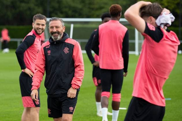 Rangers manager Derek McInnes at training ahead of tomorrow s UEFA Conference League qualifying match against Jablonec. Rangers Training - The Rangers Training Centre, Glasgow, Lanarkshire, Scotland, UK - 26 Aug 2026Glasgow The Rangers Training Centre Lanarkshire United Kingdom  Copyright: xO Rourke RangersxFC Shutterstockx 17117524af