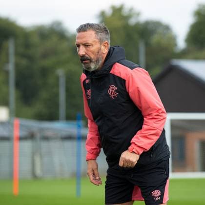Rangers manager Derek McInnes at training ahead of tomorrow s UEFA Conference League qualifying match against Jablonec. Rangers Training - The Rangers Training Centre, Glasgow, Lanarkshire, Scotland, UK - 26 Aug 2026Glasgow The Rangers Training Centre Lanarkshire United Kingdom  Copyright: xO Rourke RangersxFC Shutterstockx 17117524ai