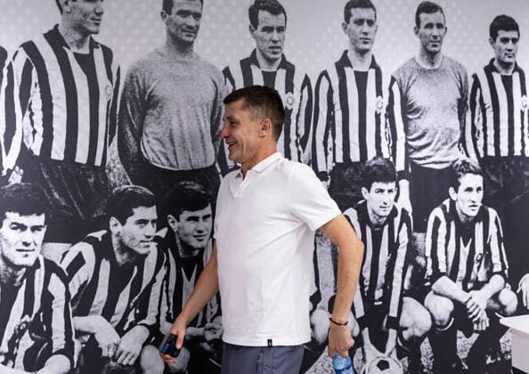 FK Partizan press conference, PK, Pressekonferenz Head coach Sasa Ilic of Partizan during the FK Partizan Press Conference at stadium FK Partizan on August 26, 2026 in Belgrade, Serbia. Belgrade Serbia Copyright: xSrdjanxStevanovicx x