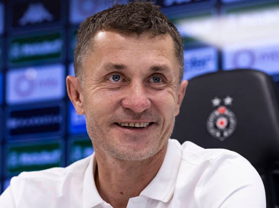 FK Partizan press conference, PK, Pressekonferenz Head coach Sasa Ilic of Partizan during the FK Partizan Press Conference at stadium FK Partizan on August 26, 2026 in Belgrade, Serbia. Belgrade Serbia Copyright: xSrdjanxStevanovicx x