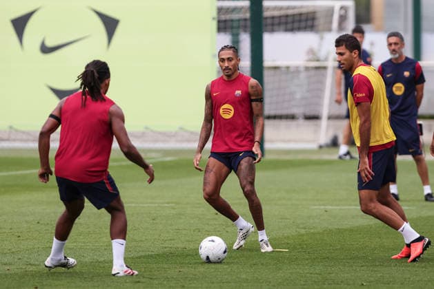 Football, Spain, FC Barcelona, Training