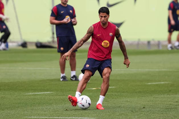 August 26, 2026, Sant Joan Despi, Barcelona, Spain: Joao Cancelo during the training day of FC Barcelona, Barca ahead the Spanish League, Laliga EA Sports, football match against Athletic Club at Ciudad Esportiva Joan Gamper on August 26, 2026 in Sant Joan Despi, Barcelona, Spain. FC Barcelona Training And press conference, PK, Pressekonferenz - LaLiga EA Sports - ZUMAa181 20260826_zaa_a181_029 Copyright: xJavierxBorregox