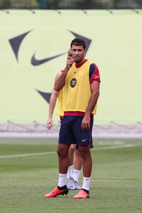 August 26, 2026, Sant Joan Despi, Barcelona, Spain: Rodri during the training day of FC Barcelona, Barca ahead the Spanish League, Laliga EA Sports, football match against Athletic Club at Ciudad Esportiva Joan Gamper on August 26, 2026 in Sant Joan Despi, Barcelona, Spain. FC Barcelona Training And press conference, PK, Pressekonferenz - LaLiga EA Sports - ZUMAa181 20260826_zaa_a181_030 Copyright: xJavierxBorregox