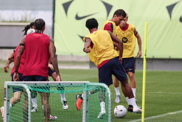 August 26, 2026, Sant Joan Despi, Barcelona, Spain: Rodri during the training day of FC Barcelona, Barca ahead the Spanish League, Laliga EA Sports, football match against Athletic Club at Ciudad Esportiva Joan Gamper on August 26, 2026 in Sant Joan Despi, Barcelona, Spain. FC Barcelona Training And press conference, PK, Pressekonferenz - LaLiga EA Sports - ZUMAa181 20260826_zaa_a181_039 Copyright: xJavierxBorregox