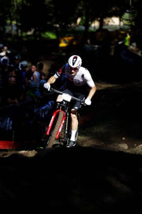 2026 UCI Mountain Bike World Championships Picture by Ed Sykes SWpix.com - 26 08 2026 - Cycling - 2026 UCI Mountain Bike World Championships - Val di Sole, Trentino, Italy - E-mountain bike (E-MTB) Cross Country - Men Elite - Joris Ryf (Switzerland) Copyright: x xSWpix.comx(t axPhotographyxHubxLtd)xEdxSykes SWpix.comx SWP-3030-19454