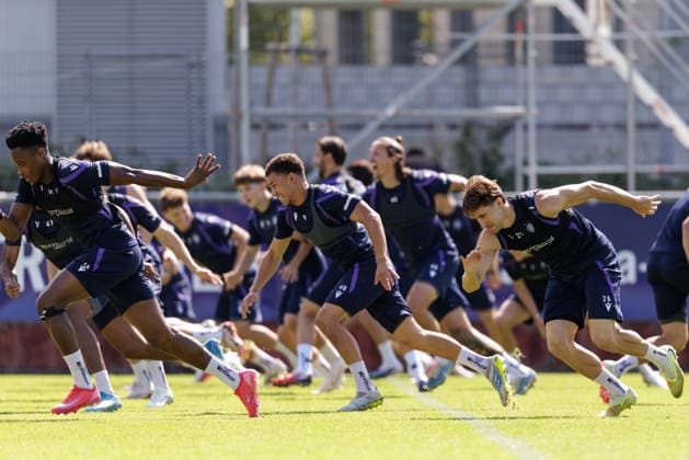 Football, ECL qualifiers, FK Austria Wien, training