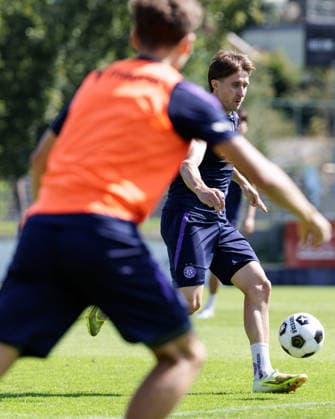 SOCCER - UEFA ECL, A.Wien vs Braga VIENNA,AUSTRIA,26.AUG.26 - SOCCER - UEFA Conference League, play-off, Austria Wien vs Sporting Braga, preview, training A.Wien. Image shows Reinhold Ranftl (A.Wien).  GEPAxpictures xArminxRauthner