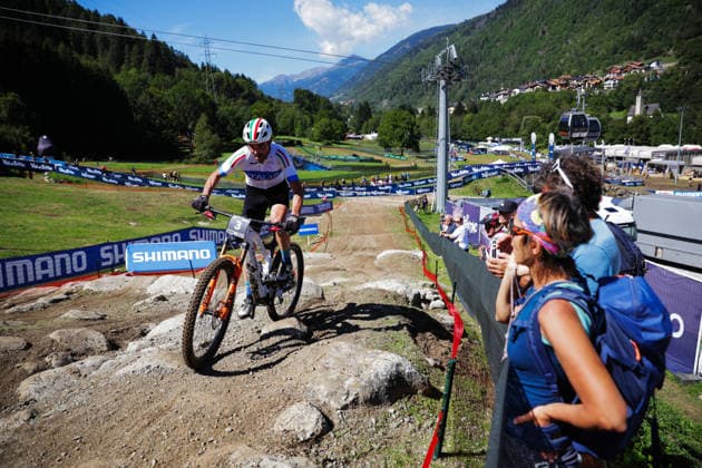 2026 UCI Mountain Bike World Championships Picture by Ed Sykes SWpix.com - 26 08 2026 - Cycling - 2026 UCI Mountain Bike World Championships - Val di Sole, Trentino, Italy - E-mountain bike (E-MTB) Cross Country - Men Elite - Mirko Tabacchi (Italy) Copyright: x xSWpix.comx(t axPhotographyxHubxLtd)xEdxSykes SWpix.comx SWP-3030-19463