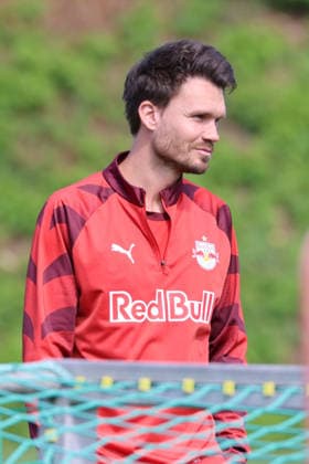 SOCCER - UEFA EL, RBS vs Mjaellby SALZBURG,AUSTRIA,26.AUG.26 - SOCCER - UEFA Europa League, play-off, Red Bull Salzburg vs Mjaellby AIF, preview, training RBS. Image shows head coach Danny Roehl (RBS).  GEPAxpictures xMathiasxMandl