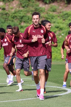 SOCCER - UEFA EL, RBS vs Mjaellby SALZBURG,AUSTRIA,26.AUG.26 - SOCCER - UEFA Europa League, play-off, Red Bull Salzburg vs Mjaellby AIF, preview, training RBS. Image shows Haris Tabakovic (RBS).  GEPAxpictures xMathiasxMandl