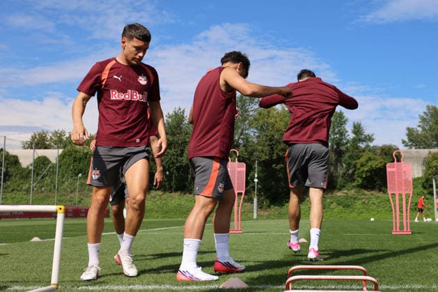 SOCCER - UEFA EL, RBS vs Mjaellby SALZBURG,AUSTRIA,26.AUG.26 - SOCCER - UEFA Europa League, play-off, Red Bull Salzburg vs Mjaellby AIF, preview, training RBS. Image shows Damir Redzic (RBS).  GEPAxpictures xMathiasxMandl