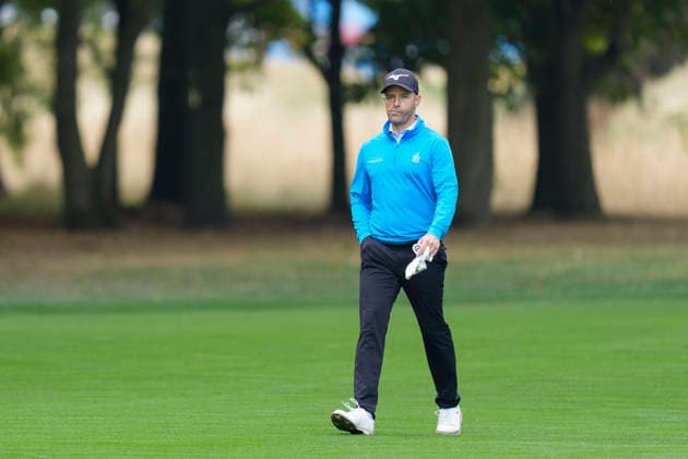 SUTTON COLDFIELD, ENGLAND - AUG 26: Marcel Schneider (GER) walks down the third fairway during the Pro-Am at the 2026 Husqvarna British Masters at The Belfry, Sutton Coalfield on August 26, 2026 in Warwickshire, England The 2026 Husqvarna British Masters