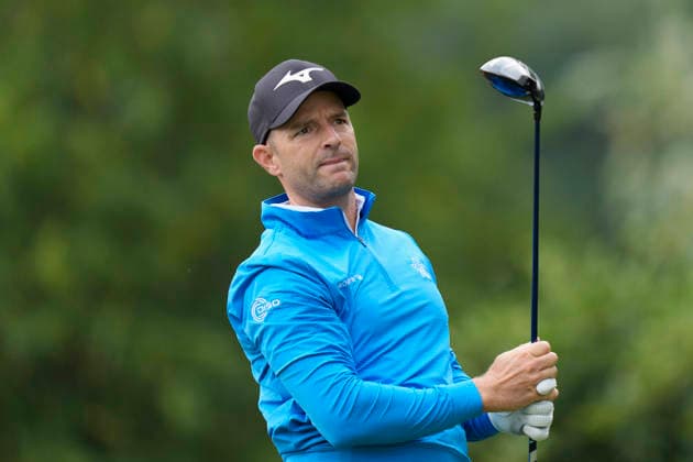 SUTTON COLDFIELD, ENGLAND - AUG 26: Marcel Schneider (GER) plays from the 3rd tee during the Pro-Am at the 2026 Husqvarna British Masters at The Belfry, Sutton Coalfield on August 26, 2026 in Warwickshire, England The 2026 Husqvarna British Masters