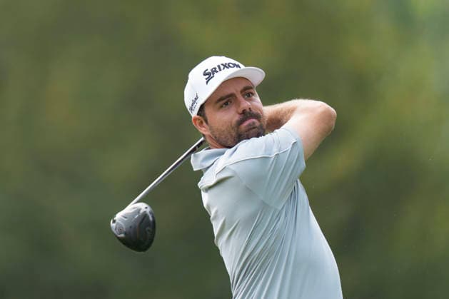 SUTTON COLDFIELD, ENGLAND - AUG 26: Alejandro Del Rey (ESP) plays from the third tee during the Pro-Am at the 2026 Husqvarna British Masters at The Belfry, Sutton Coalfield on August 26, 2026 in Warwickshire, England The 2026 Husqvarna British Masters