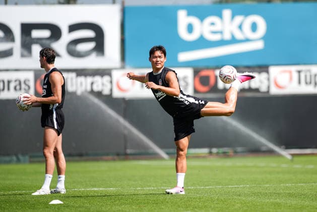 Besiktas complete preparations for Kauno Zalgiris Europa League Play-Off match ISTANBUL, TURKIYE - AUGUST 26: Besiktas player Hyeon-gyu Oh takes part in a training session at BJK Nevzat Demir Training Facilities ahead of the UEFA Europa League play-off second-leg match against Lithuanian side Kauno Zalgiris, on August 26, 2026 in Istanbul, Turkiye. Muhammed Ali Yigit Anadolu Istanbul Turkey. Editorial use only. Please get in touch for any other usage.  Copyright: x2026xAnadoluxMuhammedxAlixYigitx