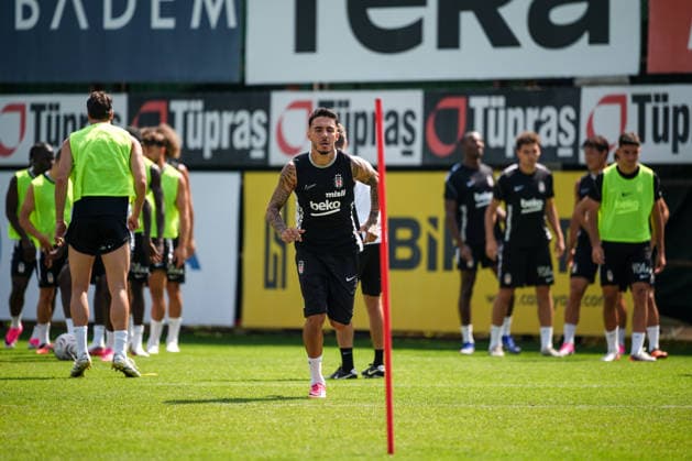 Football, Europa League qualifiers, Beşiktaş Istanbul, training