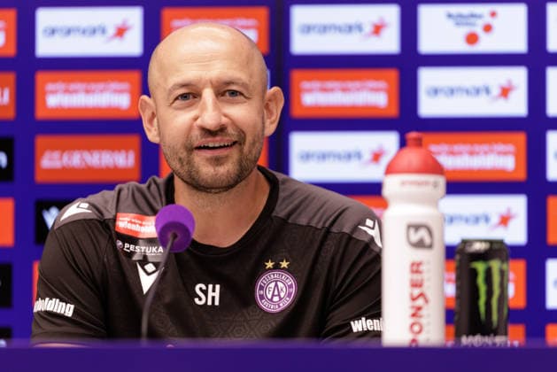 Football, ECL Qualifiers, FK Austria Wien, press conference