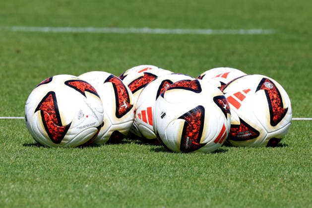 26.08.2026, GER Deutschland, Fussball, 1.Fussballbundesliga, 2026 2027, Alte Foersterei, 1.FC Union , Training Trainings und Spielbälle 1. Liga: DFB DFL regulations prohibit any use of photographs as image sequences and or quasi-video) Berlin Stadion Alte Foersterei Berlin Deutschland *** August 26, 2026, GER Germany, Soccer, Bundesliga 1, 2026–2027, Alte Foersterei, 1. FC Union, Training and Match Balls. 1st League. DFB and DFL regulations prohibit any use of photographs as image sequences and or quasi-video. Berlin, Alte Foersterei Stadium, Berlin, Germany Copyright: xNordphotox xEnglerx