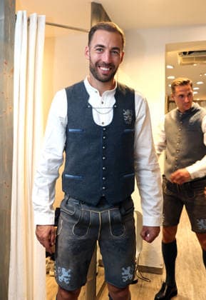 Soccer, Men s, Oktoberfest Outfits, 2026–2027 Season, TSV 1860 Munich, Traditional Attire by Angermaier, Michael Eberwein, TSV 1860 Munich in Traditional Attire, Lederhosen