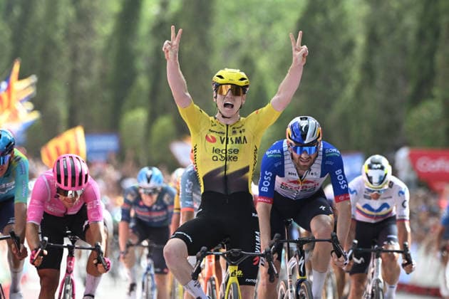 26-08-2026 Vuelta A Espana; Tappa 05 Falset - Roquetes; 2026, Visma - Lease A Bike; Brennan, James Matthew; Roquetes; 