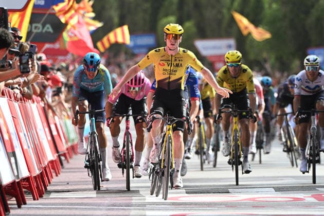 Cycling, Vuelta a España, Stage 5, Stage winner Matthew Brennan